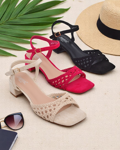 Royalfashion Damen perforierte Sandalen Azopi