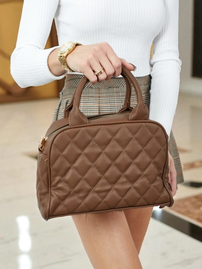 Kleine Damenhandtasche aus Öko-Leder Laretta