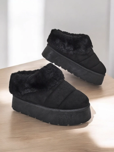 Royalfashion Kurze Damenstiefel à la Schneestiefel Eliozi