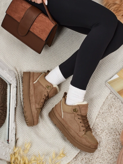 Faylo Damen-Sneakers mit Warmfutter