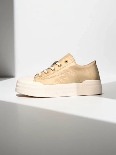 Royalfashion Damen Sport Sneakers Golddelle