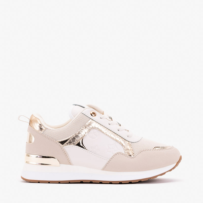 Nakobi beige Damen Sportschuhe - Schuhe