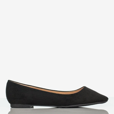 Schwarze Ballettschuhe aus Wildleder für Damen Get Lucky - Footwear 1