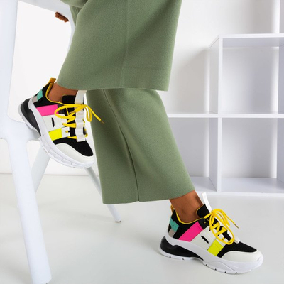 Schwarze Sportschuhe mit bunten Ida-Einsätzen - Schuhe 1