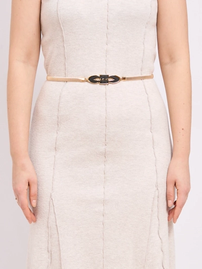 Damen Gold Metallgürtel Callista - Eleganz im italienischen Stil