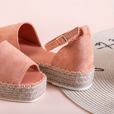 Orange Damen Plateausandalen Dalila - Schuhe