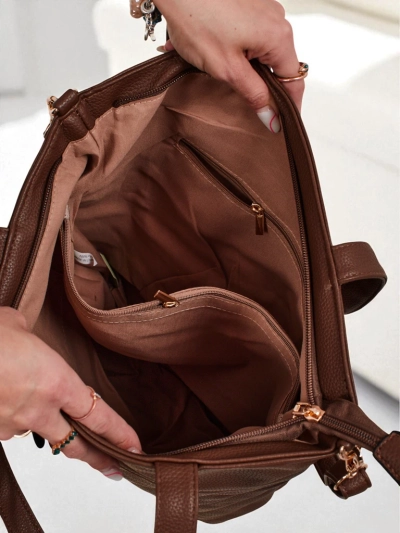 Aurelia Grande Shopper - elegante Damenhandtasche aus PU-Öko-Leder A4