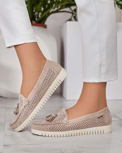 Royalfashion Damen durchbrochene Mokassins Molaffa