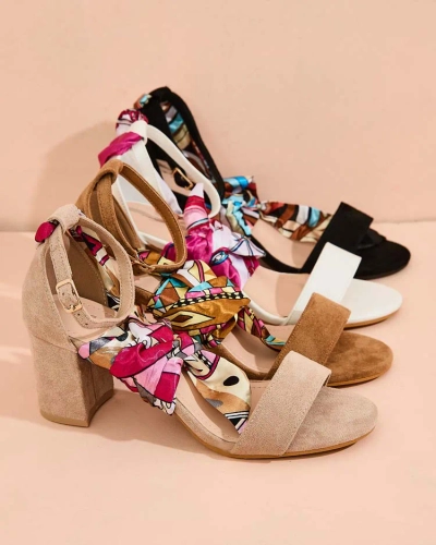 Royalfashion Damen Pfostensandalen Notrit