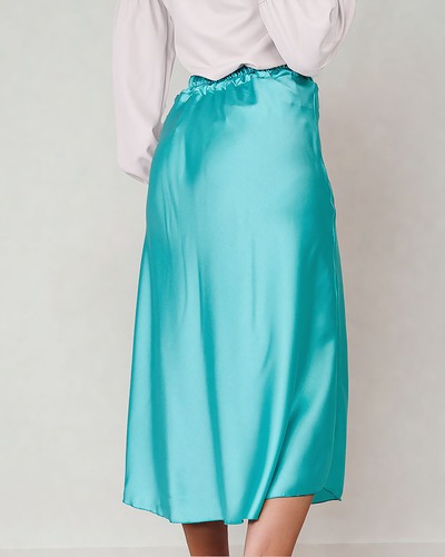 Royalfashion Damen Midirock a'la satin