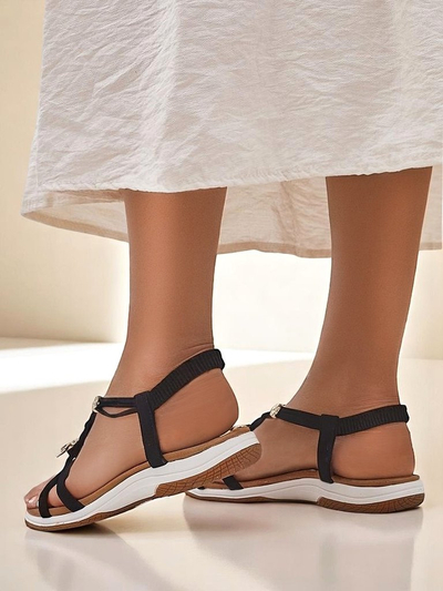 Royalfashion verzierte Damensandalen Fiacco