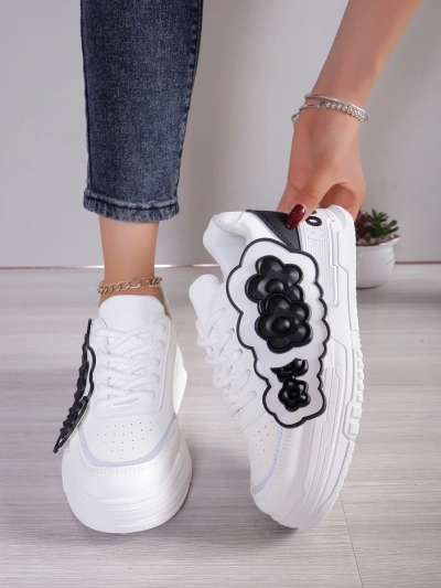 Royalfashion Damen Sneakers mit dekorativem Obermaterial Nendales
