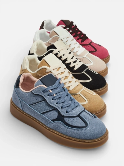 Sneakers Damen Aurora Beige aus Öko-Nubuk