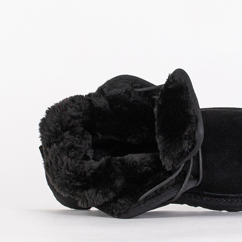 Дитячі Черевики Luna Чорні Замшеві Зручні на Зиму