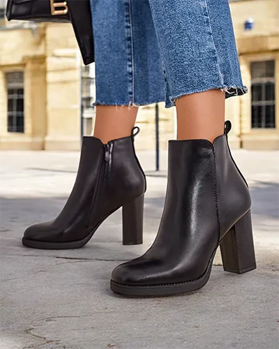 Royalfashion Damen-Stiefeletten an einem Pfosten Erozi