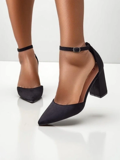 Royalfashion Damen-Eco-Suede-Pumps Caldeno