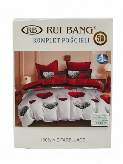 Royalfashion Gemusterte Bettwäsche 180x200 Set 3 TEILE