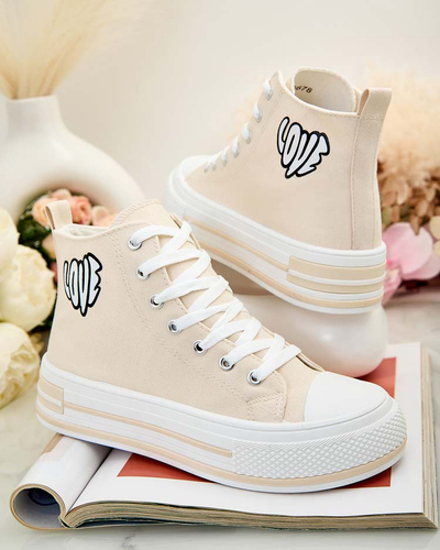Royalfashion Sportliche Damen-Sneaker mit Print