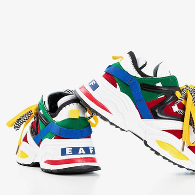 OUTLET Mehrfarbige Damen-Sneaker mit dicker Sohle Eafi - Footwear