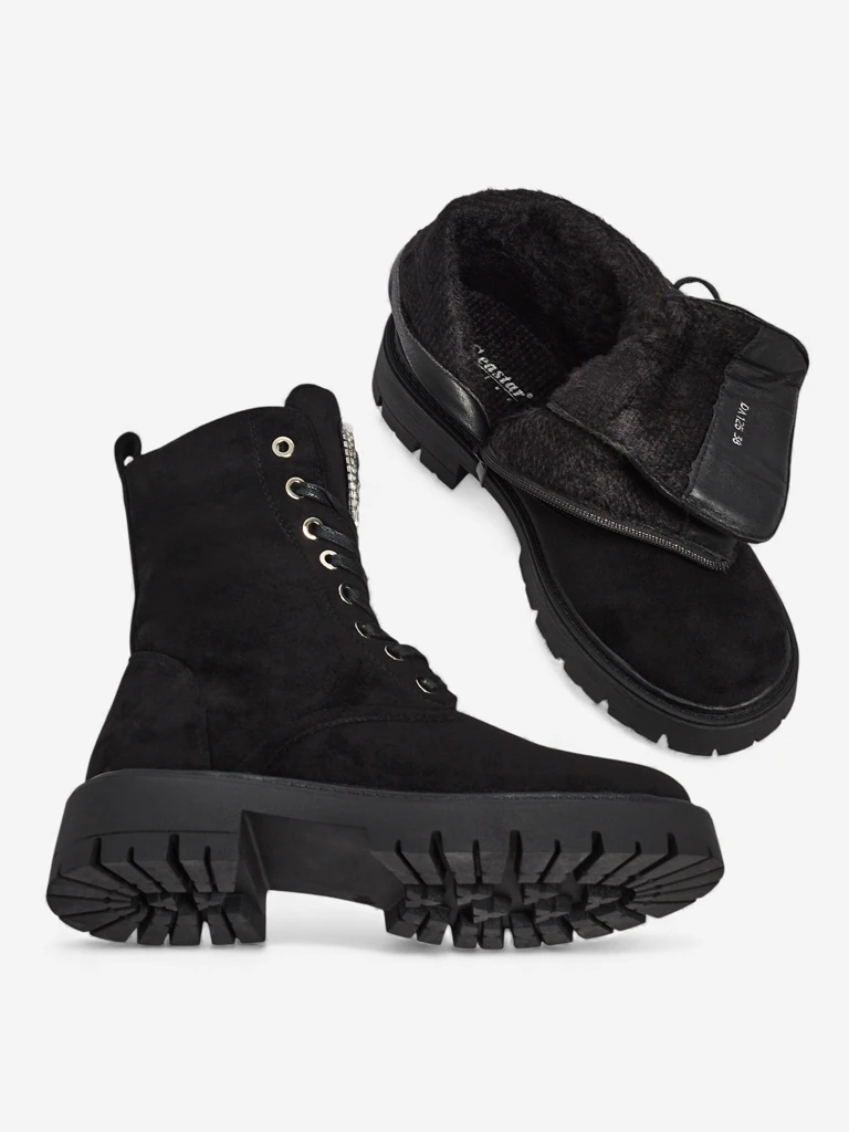 Damen Eco-Wildleder Stiefeletten Euni