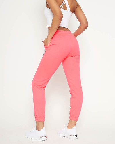 Neonpinke Damen-Jogginghose - Kleidung