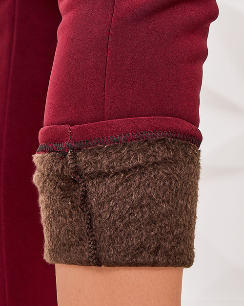 Royalfashion Утеплені жіночі лосини з декоративними ґудзиками