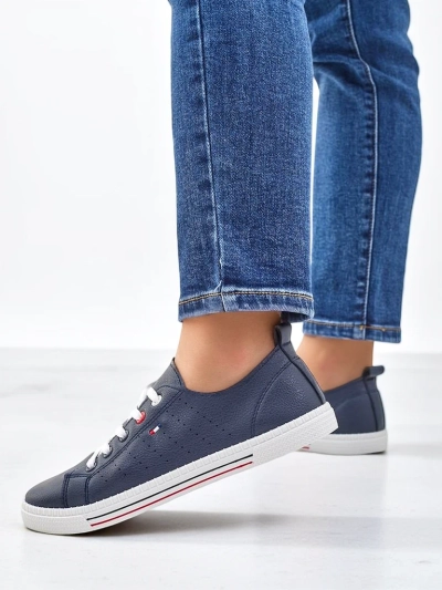 Royalfashion Damen Sneakers aus Öko-Leder Keopsa