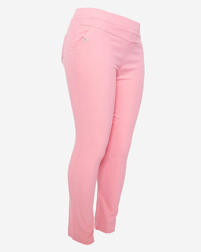 Rosa Damen-Treggings PLUS SIZE- Bekleidung