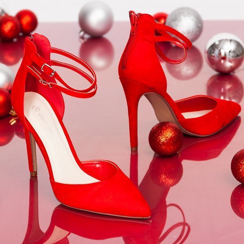 Червоні насоси на високому каблуці Анастасія - Взуття 1