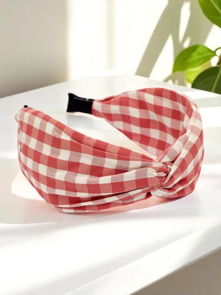 Royalfashion Kariertes Haarband Claras