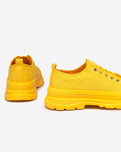 Gelbfarbene Damen-Sportsneaker Ctogi- Footwear