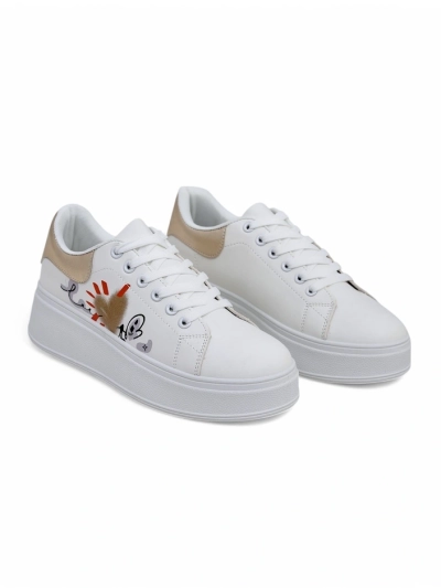 Royalfashion Damen Plattform-Sneaker mit Druck Alcape