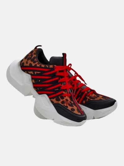 Royalfashion Damen Sportliche Sneaker mit dickerer Sohle Ivvert