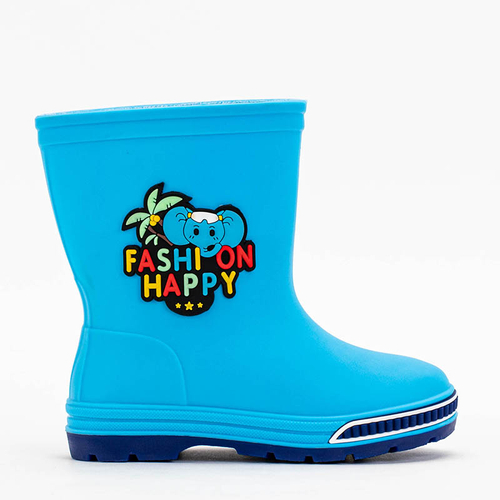 Блакитні дитячі чобітки Ukali
