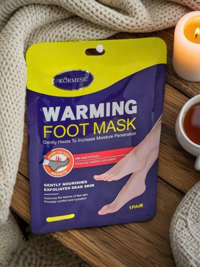 Aurelia Warming Foot Mask Kormesic mit Centella und Kamelie – regenerierende Maske