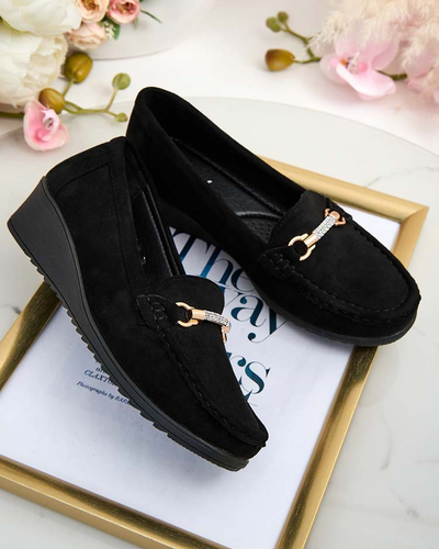 Royalfashion Damen eko Wildleder Mokassins Ewo