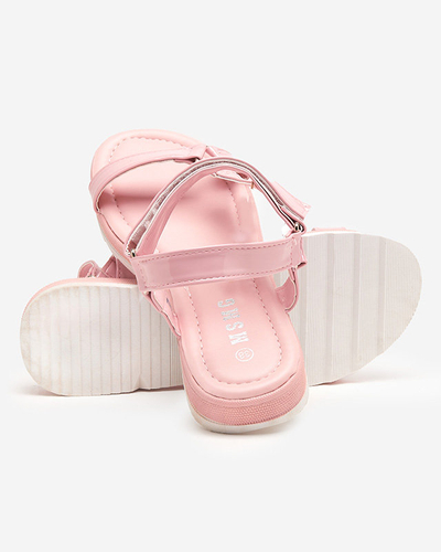 Pink Hereris Flache Damensandalen - Schuhe