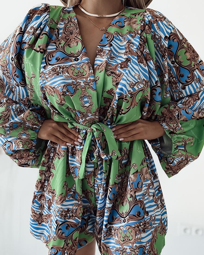 Royalfashion Gemusterter Jumpsuit für Damen