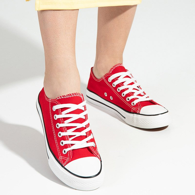 OUTLET Rote Gabrela Damensneaker - Schuhe