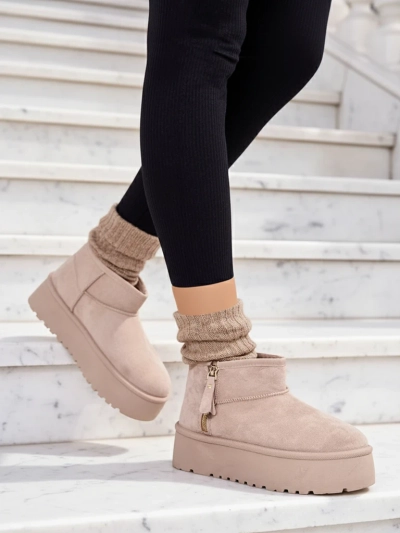 Royalfashion Damen Plateau-Schneestiefel a'la Delgadi