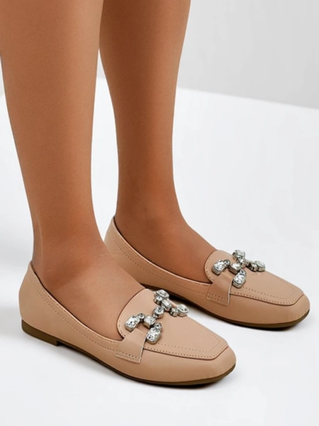 Royalfashion Damenmokassins mit Strass Lecilla