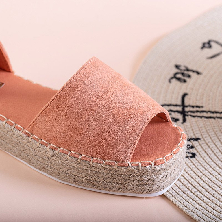 Orange Damen Plateausandalen Dalila - Schuhe