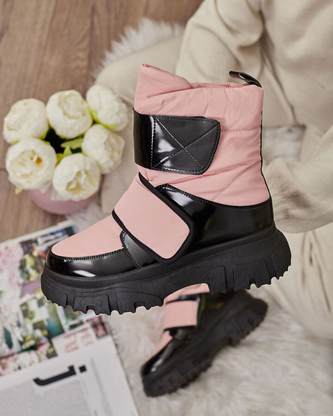Royalfashion Damen Schneestiefel in rosa Enamirela