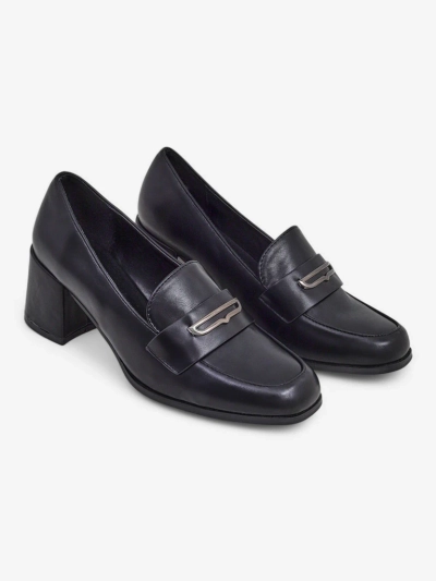 Asolo Elegante Schwarzer Blockabsatz