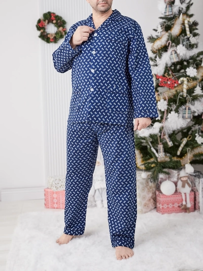 Royalfashion Herrenpyjama mit Druck