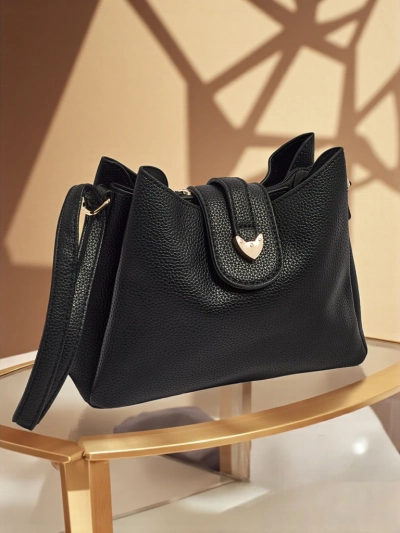 Kleine Damenhandtasche aus Öko-Leder Narias