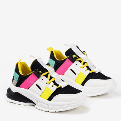 Schwarze Sportschuhe mit bunten Ida-Einsätzen - Schuhe 1