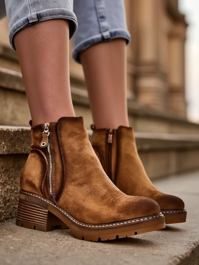 Royalfashion Damen Stiefeletten Fiefo