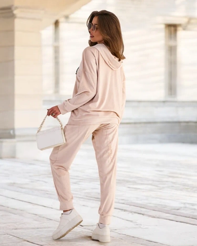Royalfashion Damen-Set aus Baumwolle a'la velour