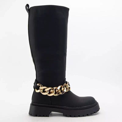 OUTLET Filusio Kniestiefel für Damen in Schwarz - Schuhe